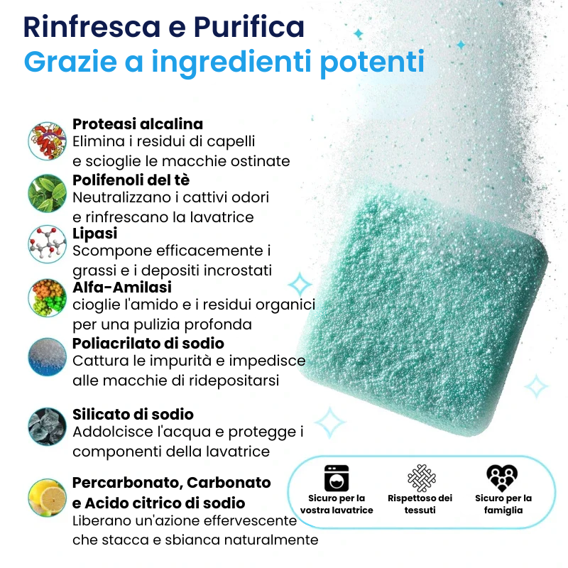 Pastiglie Lavatrice Detox | Arovale™