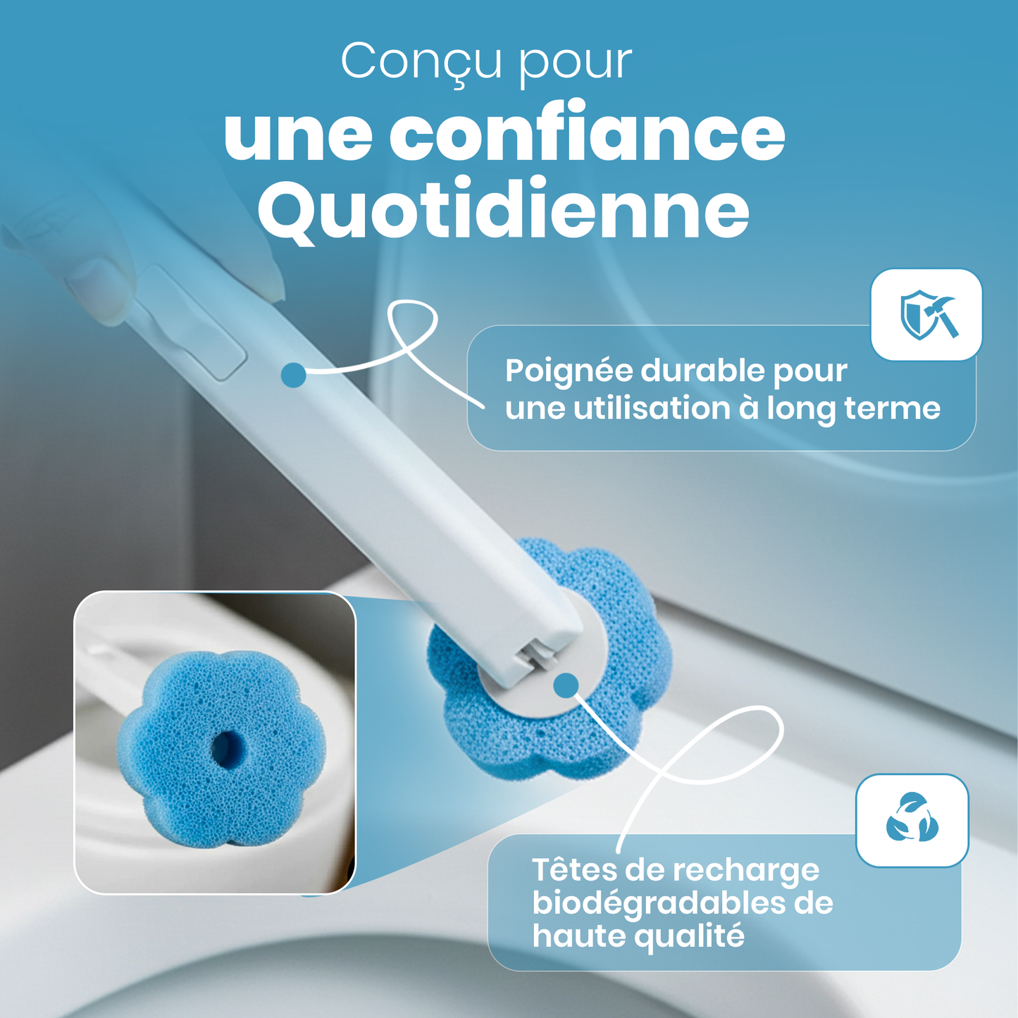 Arovale™ - Brosse nettoyante